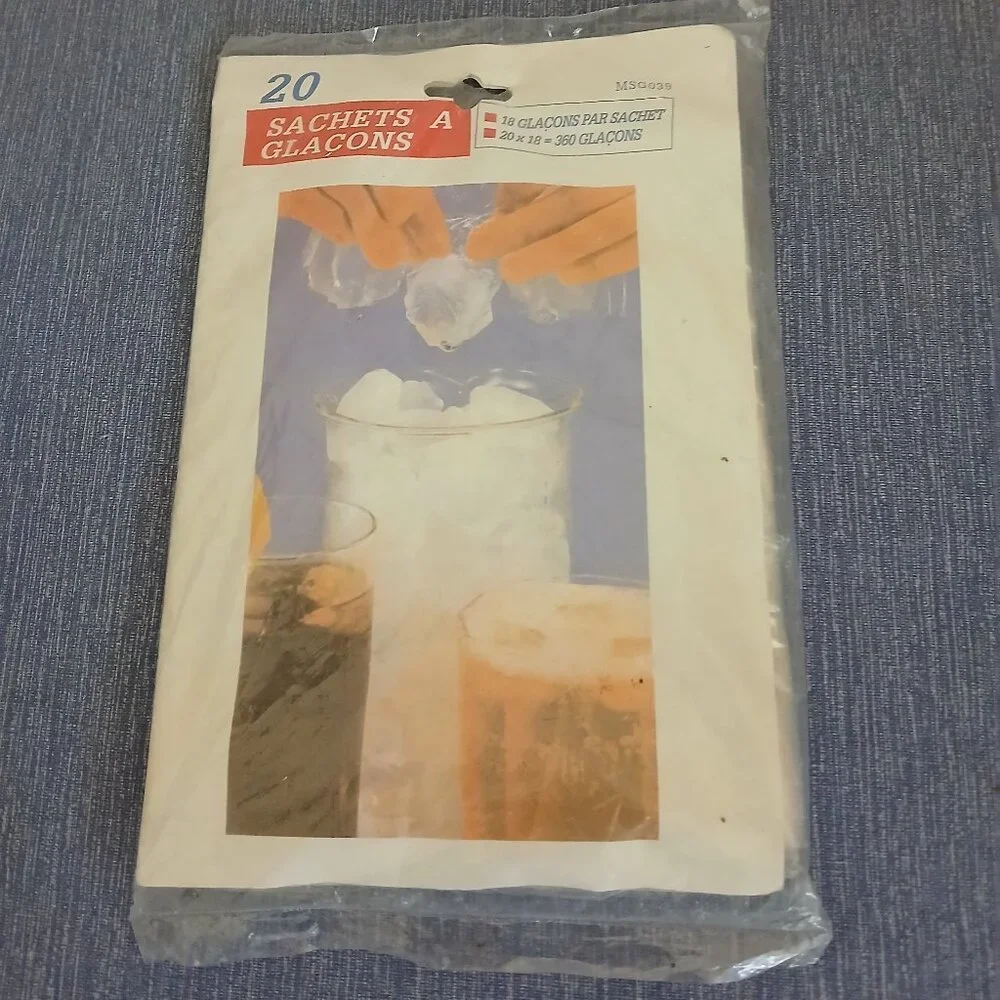 Ice Cube Bag Disposables x 20 New